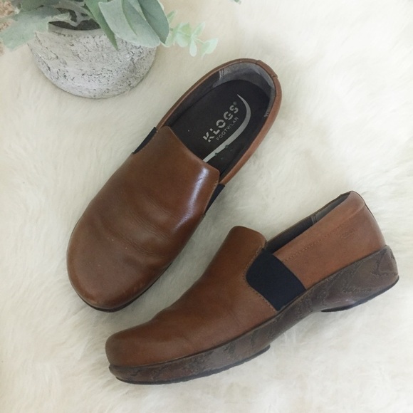 [Klogs] Brown Leather Women's Tucker Shoes - Picture 1 of 11